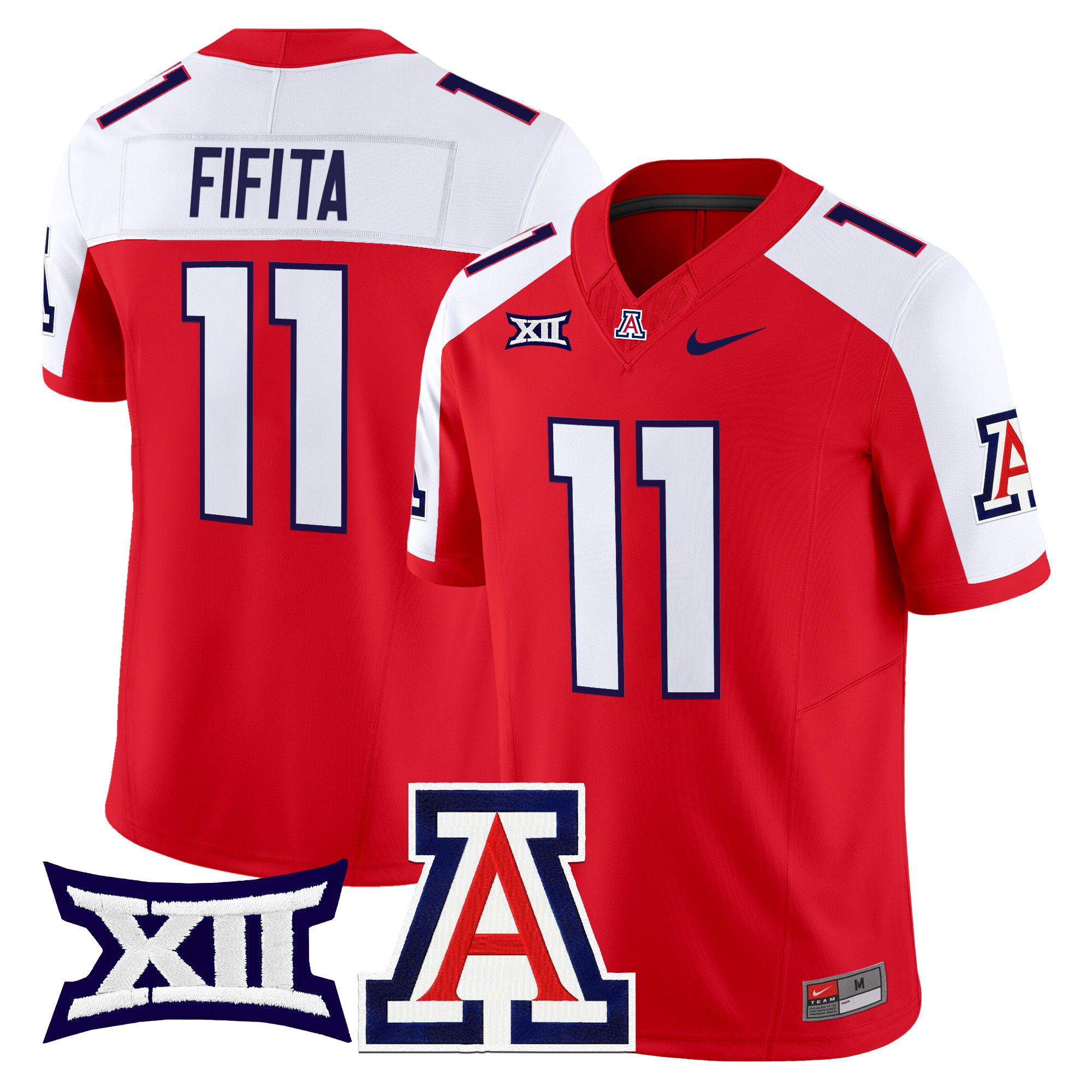 Men Arizona Wildcats #11 Fifita Red Nike 2024 Vapor Limited NCAA Jersey